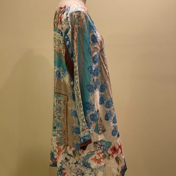 Johnny Was Silk Tunic - Picture 3 of 5